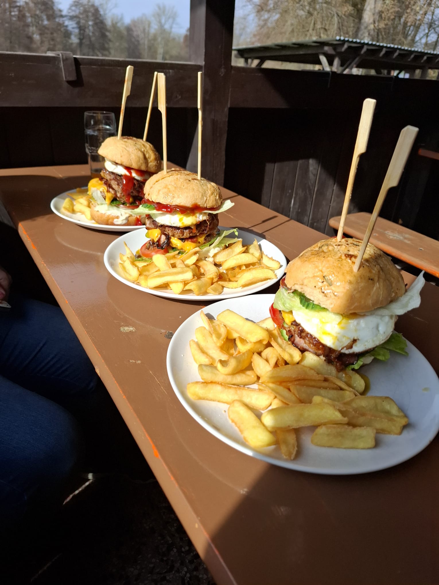 Domácí burgery s hranolky